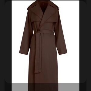 Skims Oversized Trench Coat Espresso Size L